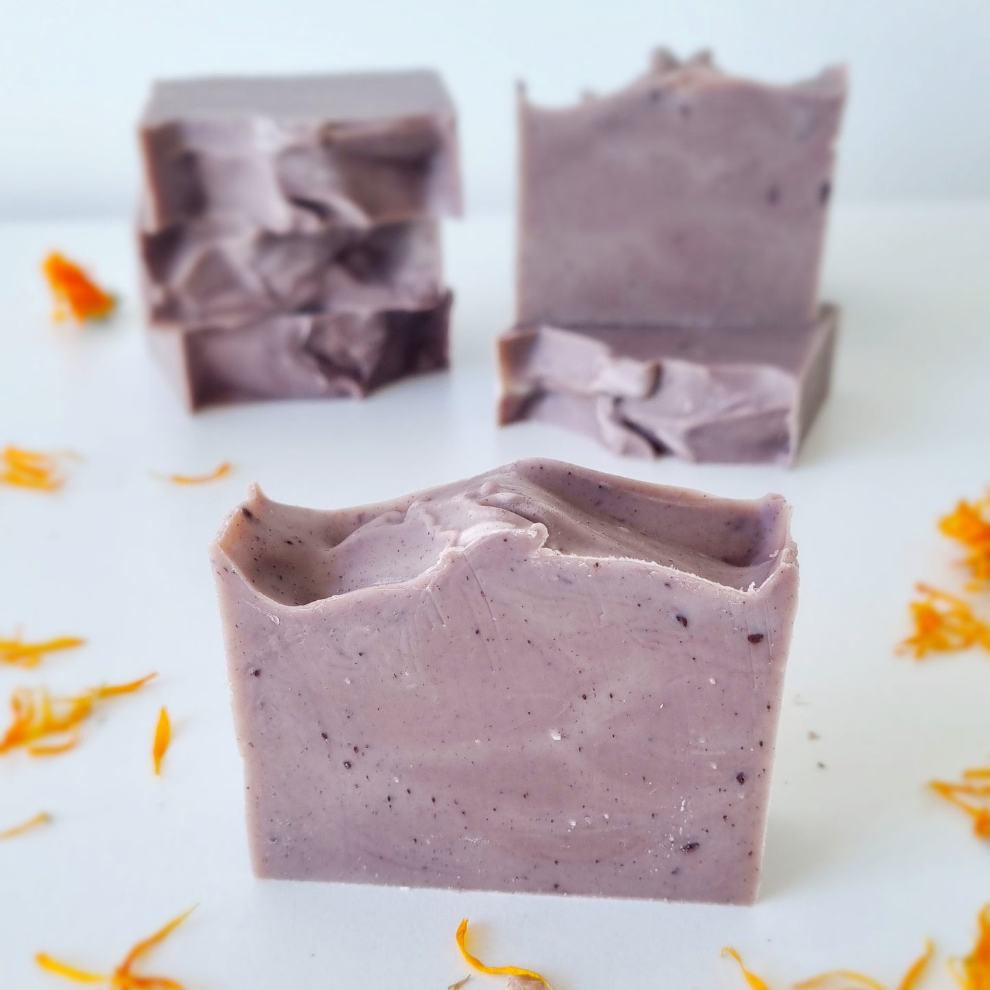 סבון טבעי לבנדר חימר ברזילאי סגול