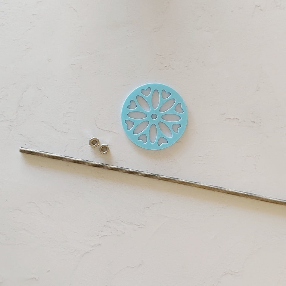 סט מתקן עיצוב ומוט  pull through