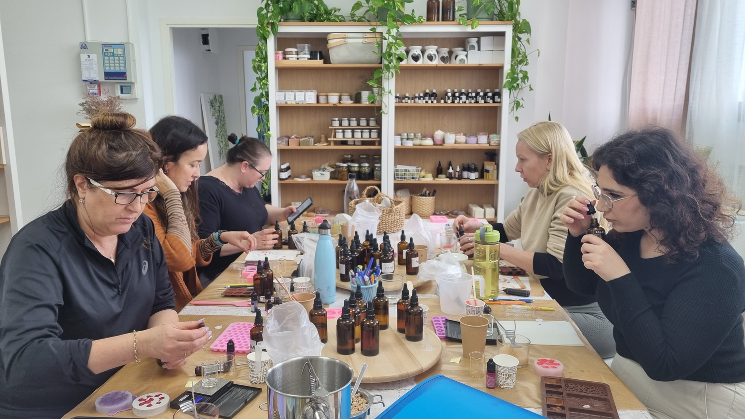 סדנה להכנת נרות סבונים טבעיים