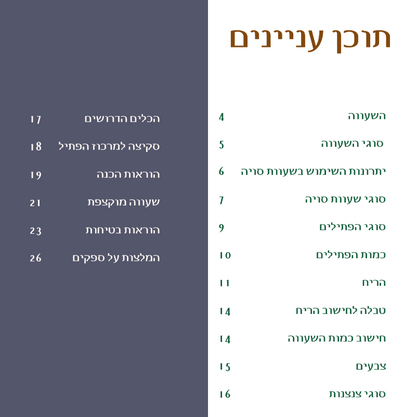 חוברת דיגיטלית להכנת נרות
