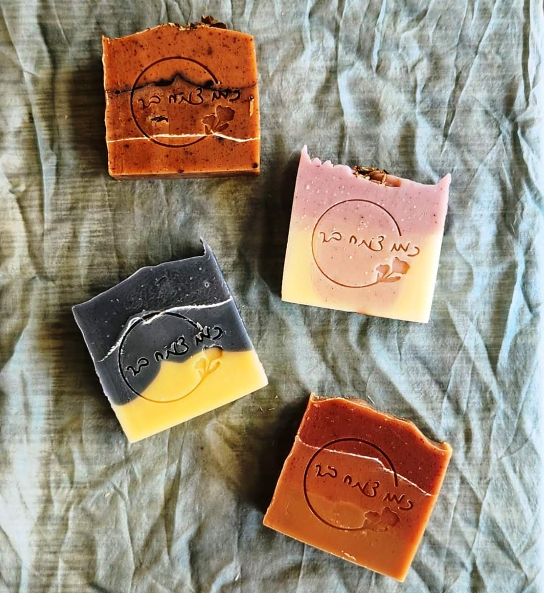 חותמת לוגו סבונים וקרמיקה