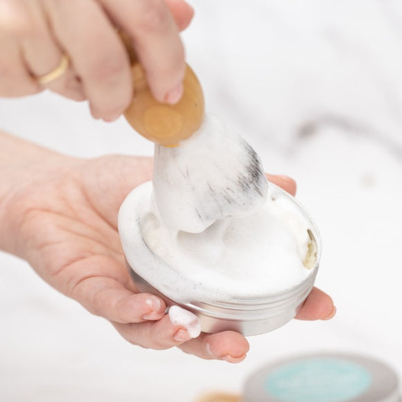 סבון גילוח טבעי לפצעים גילוח רטוב