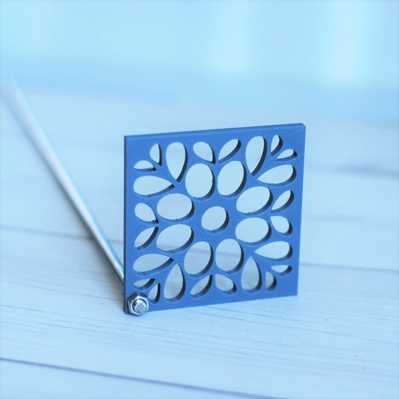 square pull through soap design